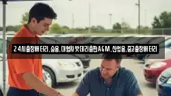 24시출장배터리,승용,대형차밧데리총판AGM,산업용,중고출장배터리