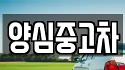 양심중고차