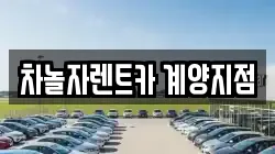차놀자렌트카 계양지점