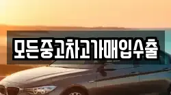모든중고차고가매입수출