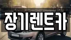 장기렌트카