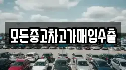 모든중고차고가매입수출