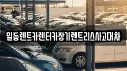 일등렌트카렌터카장기렌트리스사고대차