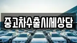중고차수출시세상담