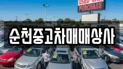 순천중고차매매상사