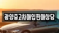 광양중고차매입판매상담