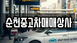 순천중고차매매상사