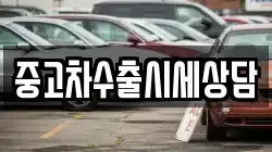 중고차수출시세상담