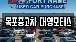 목포중고차 대양모터스