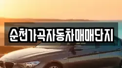 순천가곡자동차매매단지