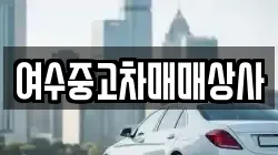 여수중고차매매상사