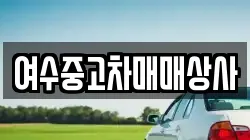 여수중고차매매상사