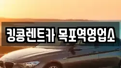 킹콩렌트카 목포역영업소