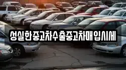 성실한중고차수출중고차매입시세