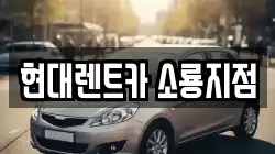 현대렌트카 소룡지점