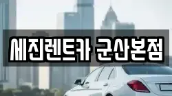 세진렌트카 군산본점
