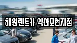 해원렌트카 익산모현지점