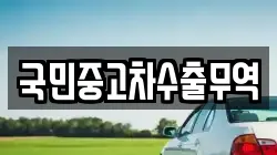 국민중고차수출무역