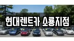 현대렌트카 소룡지점
