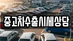중고차수출시세상담