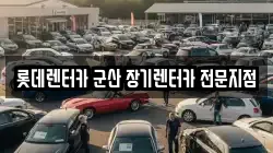 롯데렌터카 군산 장기렌터카 전문지점