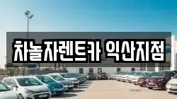 차놀자렌트카 익산지점