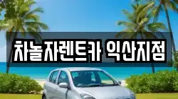차놀자렌트카 익산지점