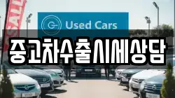 중고차수출시세상담