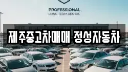 제주중고차매매 정성자동차