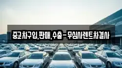 중고차구입,판매,수출-무심사렌트차결사