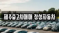 제주중고차매매 정성자동차