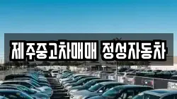 제주중고차매매 정성자동차