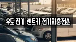 우도 전기 렌트카 전기차충전소