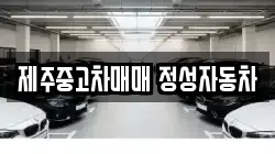 제주중고차매매 정성자동차