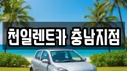 천일렌트카 충남지점