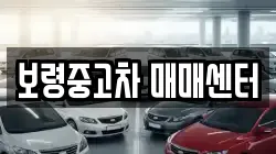 보령중고차 매매센터