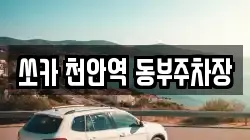 쏘카 천안역 동부주차장