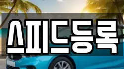 스피드등록