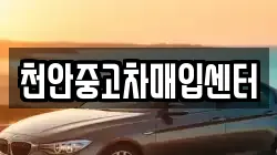 천안중고차매입센터