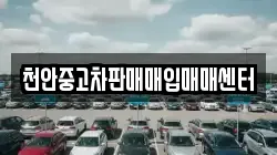 천안중고차판매매입매매센터