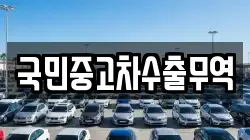국민중고차수출무역