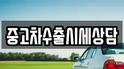 중고차수출시세상담