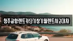 청주공항렌트카단기장기월렌트사고대차