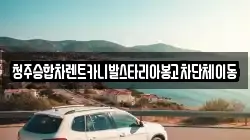 청주승합차렌트카니발스타리아봉고차단체이동