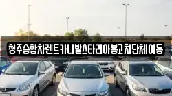 청주승합차렌트카니발스타리아봉고차단체이동