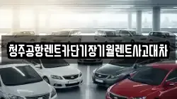 청주공항렌트카단기장기월렌트사고대차