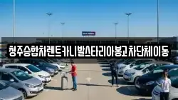 청주승합차렌트카니발스타리아봉고차단체이동