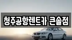 청주공항렌트카 큰솔점