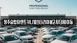 청주승합차렌트카니발스타리아봉고차단체이동