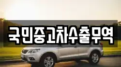 국민중고차수출무역